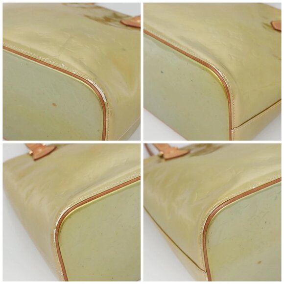 LOUIS VUITTON Monogram Vernis Houston Hand Bag Gris M91053 LV Auth ep9001 - Picture 14 of 16